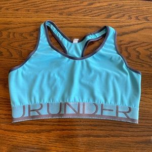 Blue Under Armor Sports Bra